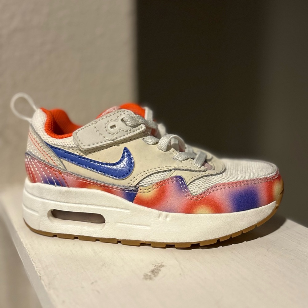 Nike Air Max 1 SE GS 'Everything You Need" FN7286-100 White Blue Youth Boys 9C - Picture 2 of 9